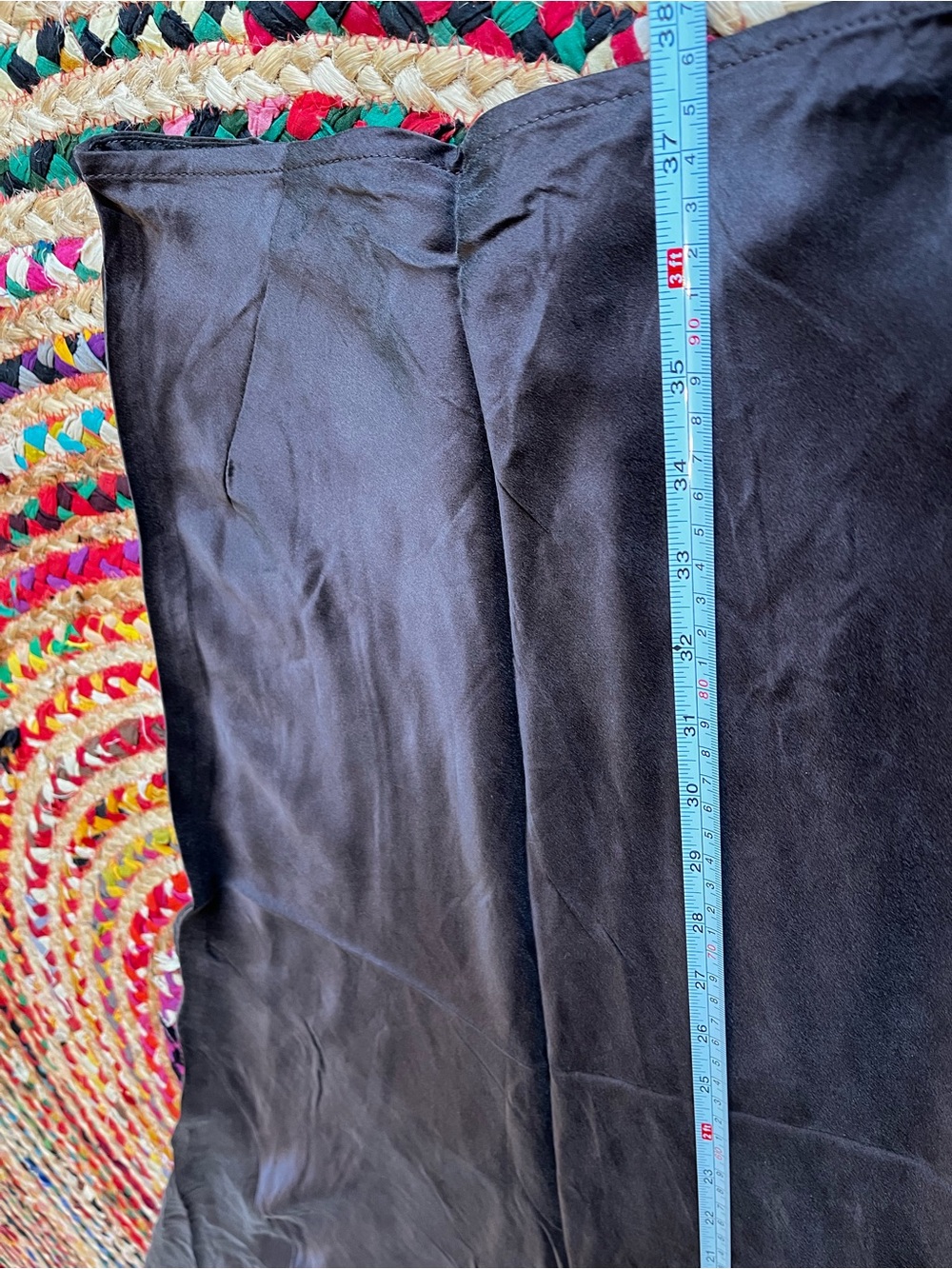 DISSH Colette Bitter Choc Silk Maxi Skirt - Picture 11 of 11